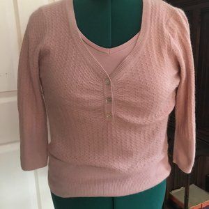 H&M:PURPLE SWEATER WOMENS M